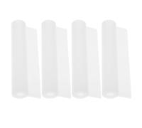Kisangel Lot de 4 Tubes D'insertion pour Mât de Drapeau de Golf Blancs 12 Cm, Tubes Résistants aux Intempéries, Accessoires pour Drapeaux de Trou de Golf, Compatibles et Faciles à