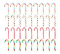 Kisangel Lot de 40 Accessoires Décoratifs DIY en Pâte Polymère Imitation Sucres d'Orge Multicolores Matériel de Bricolage Créatif pour Décoration de Coque de Téléphone Ornement Festif de