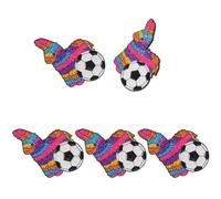 Kisangel Lot de 5 Pins Coupe du Monde 2026 Forme Piñata en Alliage, Solide et Commémoratif, Accessoires Stylés pour Paquet à Dos et Casquettes Lors des Fêtes Sportives