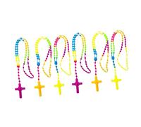 Kisangel Lot De 6 Colliers Croix En Or Pour Femme Chaîne Pendentif Croix Tendance Pour Homme Gel De Silice
