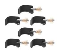 Kisangel Lot De 6 Écrous De Verrouillage Externes pour Bâtons De Randonnée Clips De Verrouillage pour Bâtons D' Escalade Pince De Remplacement pour De Randonnée Clips pour