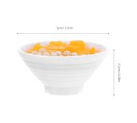 Kisangel Lot de 6 mini bols à dessert, simulation de nourriture, réaliste, pour présentation sur table, photographie, décoration de cuisine