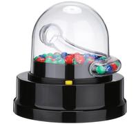 Kisangel Machine à Boules de Loterie Mini Portable, Jeu de Société Bingo Loto Électronique Sélection de Numéros Colorés 1-49, pour Soirées, Cafés et Loisirs - sans Pile