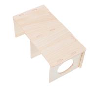 Kisangel Maison Hamster Multi-Chambres Cachette Labyrinthe Amovible Abri DIY pour Petits Animaux et Rongeurs