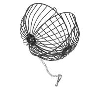 Kisangel Mangeoire pour Petits Animaux : Distributeur de Foin pour Hamster Conception Suspendue Entretien Facile Fer Solide
