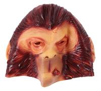 Kisangel Masque Intégral de Singe en Latex pour Adulte, Confortable Odeur Plastique, Style Tête Effrayante, pour Halloween et Festivals de Masque