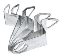 Kisangel Mécanisme Horloge Murale à Piles Kit 5 Pièces Crochets Fixation Solides Argentés, Montage sans Outil pour Réparation et Installation Bricolage Maison