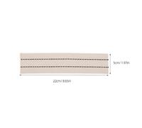 Kisangel Mèches Plates en Coton pour Lampe à Huile 22 Cm X 5 Cm Lot de 2 Mèches de Remplacement pour Lanternes à Pétrole pour Bougies Chauffe-Plat Usage Camping et Randonnée