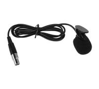 Kisangel Microphone Cravate Filaire : Microphone Cravate à Fixation par Revers avec Prise XLR Femelle 3 Broches, unidirectionnel Compatible avec Les systèmes de de Poche filaires.