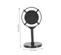Kisangel Microphone Vintage Imitation pour Garçon Fille Accessoire de Jeu de Rôle et Créatif Modèle de Microphone Factice pour Fête et Décoration de Scène
