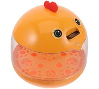 Kisangel Mini Incubateur à Œufs Automatique pour Petits Œufs D’Oiseaux Plateau de Retournement Intégré Couvercle Transparent Capacité Alimentation USB pour Cailles et Poussins Incubation