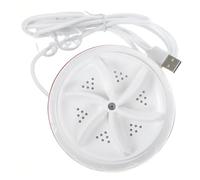 Kisangel Mini Laveuse Portable USB Interrupteur, Lave-linge Portatif pour Sous-vêtements et Chaussettes, Compacte, Système Ventouse, Économie D'eau et D'électricité, pour Voyage