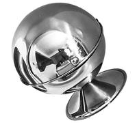 Kisangel Mini Poubelle de Bureau Design Créatif et Élégant Couvercle en Acier Inoxydable Ne Se Renverse Pas Facilement pour Bureau et Usage Domestique