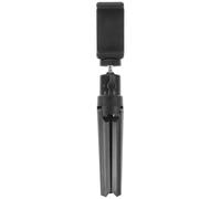 Kisangel Mini Trépied pour Téléphone Rotule Sphérique, Support Compact Pliable en Abs, Noir, Diffusion en Direct, la Photographie Mobile Voyage