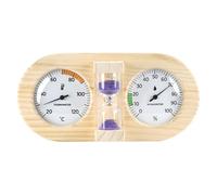 Kisangel Minuteur De Sauna Horloge De Sauna Thermomètre-Hygromètre Et Hammam Sablier Sablier Violet