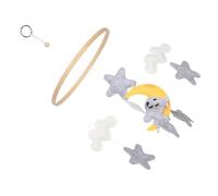Kisangel Mobile pour Feutre Décoration de Chambre avec Éléphants et Animaux Mobile Suspendu pour Crèche Accessoire Apaisant et Éducatif pour Sensorielle des Nourrissons