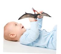 Kisangel Modèle de Dinosaure Pteranodon Solide PVC Éducatif Réaliste pour Garçon Fille Figurine sans Dents Cadeau pour Garçons et Filles