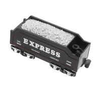 Kisangel Modèle de Train à Charbon Accessoire Éducatif pour Garçon Fille Facile à Monter et Compatible avec Sets de Rails pour Jeux et Décoration