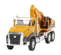 Kisangel Modèle de Voiture de Construction Camion et Excavatrice pour Améliore la Cognition Relation Parent Anniversaire Noël