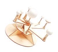 Kisangel Modèle Solaire DIY Garçon et Filles Kit Éducatif en Bois Jouet Scientifique Système Solaire 1 Ensemble Complet