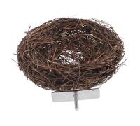 Kisangel Nid D'oiseau Tissé en Rotin pour Perruches Confortable Chaud en Rotin Naturel Nid D'élevage pour Oiseaux Petits Animaux Accessoire De Cage à Oiseaux