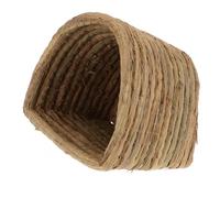 Kisangel Nid Tissé pour Petits Animaux Nid pour Hamster Lit pour Poules Maison De Ponte Cabane Tissée pour Lélevage