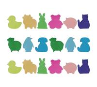 Kisangel Notes Adhésives Animaux Mignons, Marque-pages Dessin Animé | Papier, Couleurs Vives, Marquage de Pages, pour Cahiers, Bureaux et Réfrigérateurs, Style Kawaii