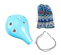 Kisangel Ocarina Dolomite Ocarina Alto Do Instrument De Musique Cadeau Anniversaire Avec Sac De Couleur