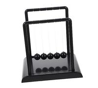 Kisangel Ornement Boules Newton Noir Mat Pendule Physique Décoration Bureau Maison Cinétique