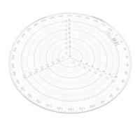 Kisangel Outil de Centrage Menuiserie Transparent Poinçon Inox Adaptable Chercheur de Centre pour Dessin Circulaire Taille S Usage Bois Plastique Métal