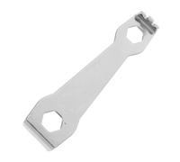 Kisangel Outil de Démontage de Chaîne de Vélo rbre Central Robuste en Acier Chrome-vanadium Argenté pour Réparation Vélo et Voyages de Cyclistes
