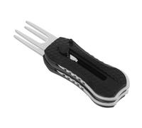 Kisangel Outil Réparation Divot Golf Pliable Compact avec Marqueur Balle Fourche Ergonomique pour Entretien Gazon Accessoire Golf Portable Sécurisé