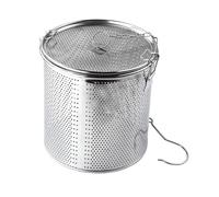 Kisangel Panier à Épices Acier Inoxydable Corrosion Filtre à Saumure Réutilisable pour Cuisine et Assaisonnement Ménager