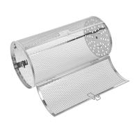 Kisangel Panier Acier Inoxydable pour Four Électrique Panier Grill Rotatif Polyvalent pour Fruits Secs Noix et Viandes Accessoire Four pour Cuisson et Rôtissage