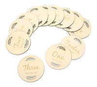 Kisangel Panneau Annonce De Naissance Bois Carte Mensuelle Pour Garçon Fille De Panneaux Étape Né