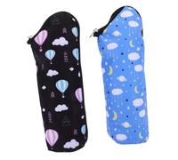 Kisangel Paquet Isothermes pour Biberons en Polyester, Lot de 2pcs, Conservent Lait Chaud ou Froid, pour Sorties et Repas Quotidiens