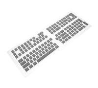 Kisangel Pbt Keycaps Set Keys Semi-Transparent Double Injection Compatible Mechanical Gaming Keyboards Easy Install for Game Players