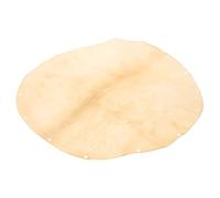 Kisangel Peau de de 8 Pouces en Peau de Mouton Beige Son Clair Facile à Transporter et pour Tambourin et Africain en et Performance