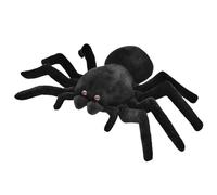 Kisangel Peluche Araignée Géante 80 Cm Noire en Coton PP, Peluche pour Garçon et Filles et Adolescents, Décoration Halloween Originale et Présent Amusant