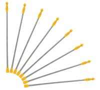 Kisangel Perche d'Arrosage en Acier Inoxydable Extensible Lot de 8 Buse de Flèche, Rallonge Télescopique Flexible pour Jardin et Verger Style Aléatoire