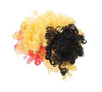 Kisangel Perruque De Clown Festive Aux Couleurs Du Drapeau National Accessoire De Fête Pour Carnaval Anniversaire Cosplay Et Soirées Déguisements