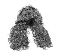 Kisangel Perruque Grise Longue Pour Cosplay Perruque De Juge Pour Fête Coiffure Bouclée Pour