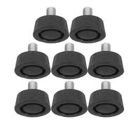 Kisangel Pieds de Meubles Réglables Lot de 8 Patins Anti-Vibrations en Caoutchouc et Métal M10*35 Amortisseurs pour Lave-Linge et Sèche-Linge Adaptés aux Surfaces Variées