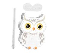 Kisangel Piñata Hibou pour Fête Danniversaire Garçon Fille Thème Jungle Animal avec Confettis Jeu Interactif pour Filles Cowgirl et Garçons