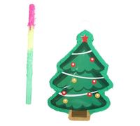 Kisangel Piñata Papier Forme Sapin de Noël Remplie Bonbons Accessoire Décoration Fête