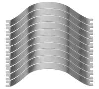 Kisangel Pinces à Ressort Invisibles en Alliage d'Aluminium 50 Pièces Fixation pour Cadres Photo Petits Formats Outils Suspendre Pratiques pour Encadrement DIY