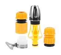 Kisangel Pistolet d'Arrosage Haute Pression 3 Embouts Buse de Pulvérisation pour Tuyau d'Arrosage Pulvérisateur de Jardin Multifonction pour Nettoyage Voiture Arrosage Plantes et