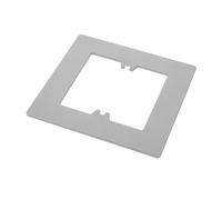 Kisangel Plaque de Recouvrement Murale Grise Type pour Interrupteur Cache-trou Décoratif Étanche Installation Facile sans Outil Réparation Rapide des Espaces et Fissures