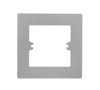 Kisangel Plaque de Recouvrement Murale PC Gris Cache-trou Décoratif Étanche et Léger Réparation Espace pour Prises Électriques et Interrupteurs Installation Facile