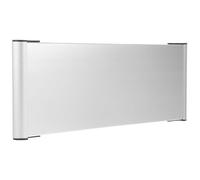 Kisangel Plaque Signalétique de Porte en Aluminium 12 X 28 CM Plaque Nominative Murale Simple Face Panneau de Porte Vierge pour Bureau Personnalisable pour Usage Professionnel et